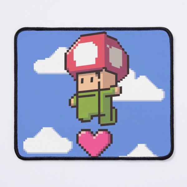 Item preview, Retro Gaming Pixel Art – 1-Up Mushroom & Poké Ball Design designed and sold by JOshopx.