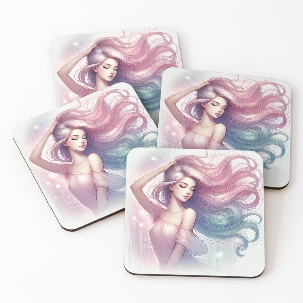 Item preview, Pastel Goddess with Flowing Hair designed and sold by Sophie's Favorites.