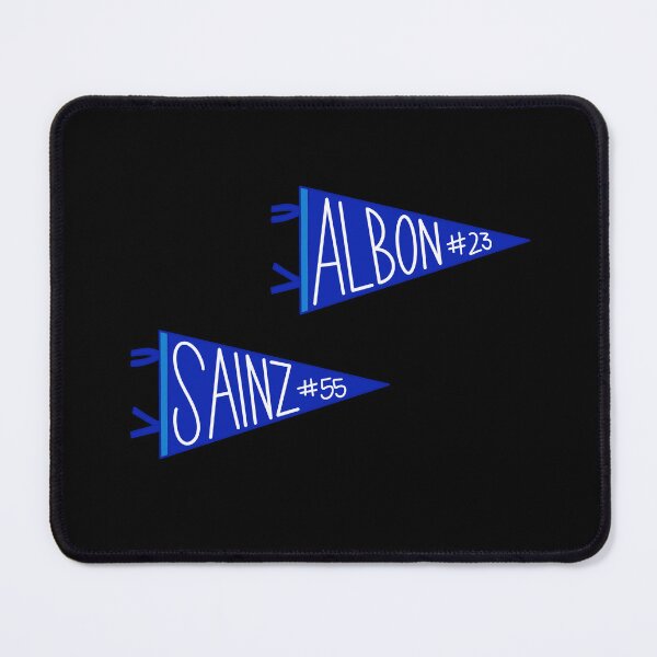 Item preview, Carlos Sainz and Alex Albon Pennants designed and sold by RaceTrim.
