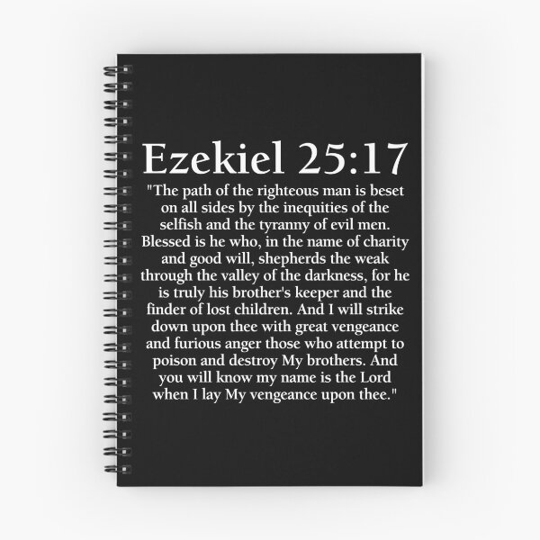 Item preview, Ezekiel 25:17 - Full Passage designed and sold by PKHalford.