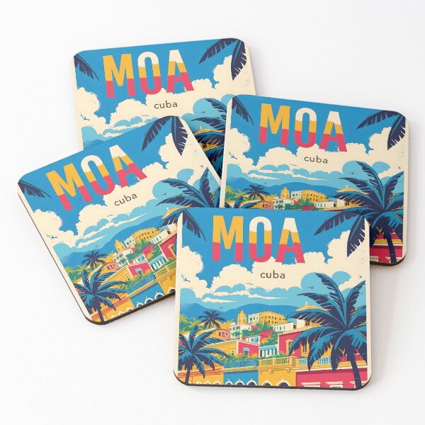Item preview, Moa Cuba Vintage Travel Tourism designed and sold by TravelersGems.