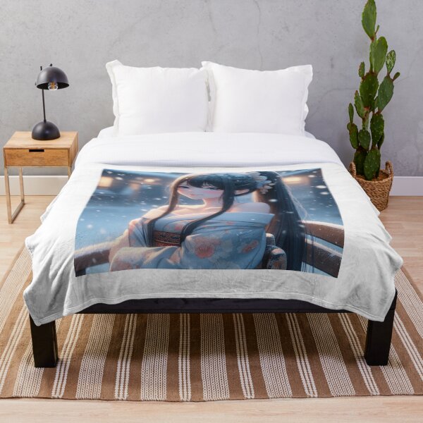 Item preview, Woman is depicted wearing a traditional Japanese kimono, designed and sold by ChamaruVerywell.