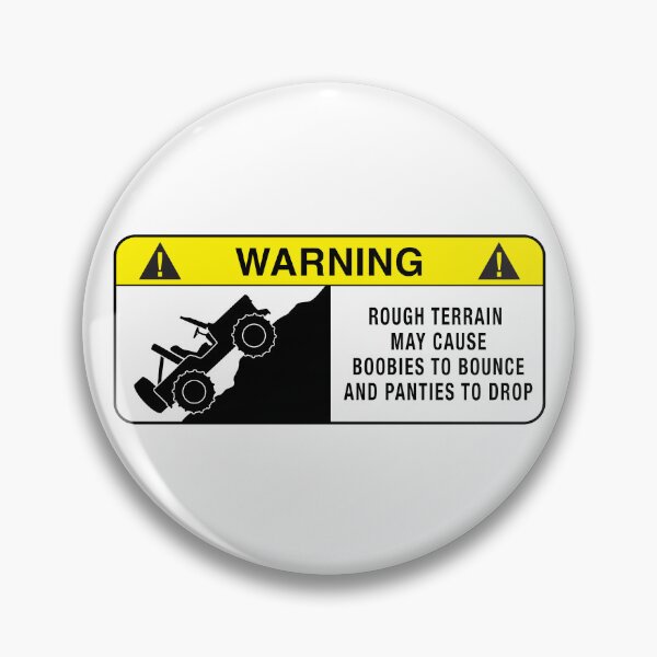 Item preview, Warning Sign 4x4 Rough Terrain designed and sold by BlueSkyTheory.