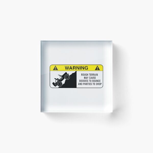 Item preview, Warning Sign 4x4 Rough Terrain designed and sold by BlueSkyTheory.