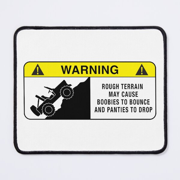 Item preview, Warning Sign 4x4 Rough Terrain designed and sold by BlueSkyTheory.