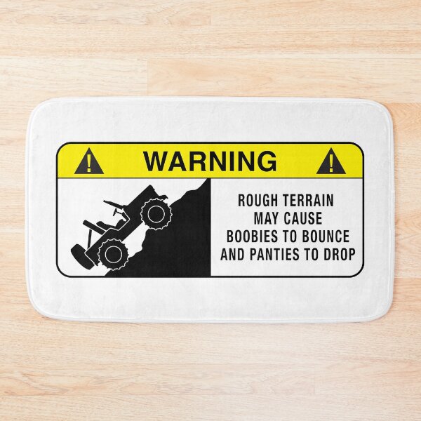 Item preview, Warning Sign 4x4 Rough Terrain designed and sold by BlueSkyTheory.