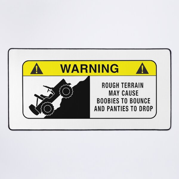 Item preview, Warning Sign 4x4 Rough Terrain designed and sold by BlueSkyTheory.