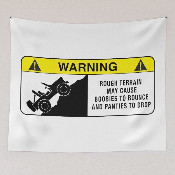 Item preview, Warning Sign 4x4 Rough Terrain designed and sold by BlueSkyTheory.