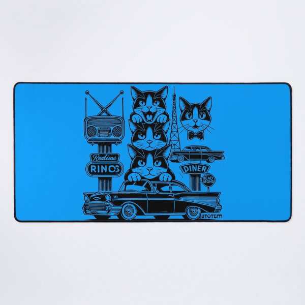 Item preview, Cats-Feline-Freeway-vintage car designed and sold by 8Totem.