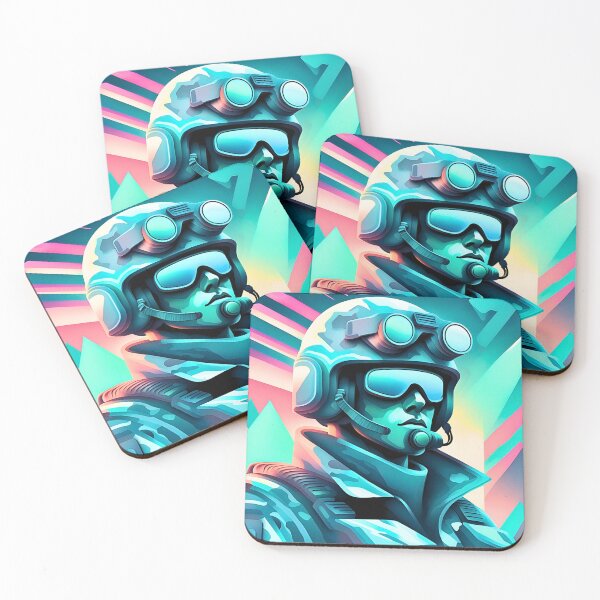Item preview, Neon Futuristic Soldier – Sci-Fi Military Warrior designed and sold by CamouflageLab.