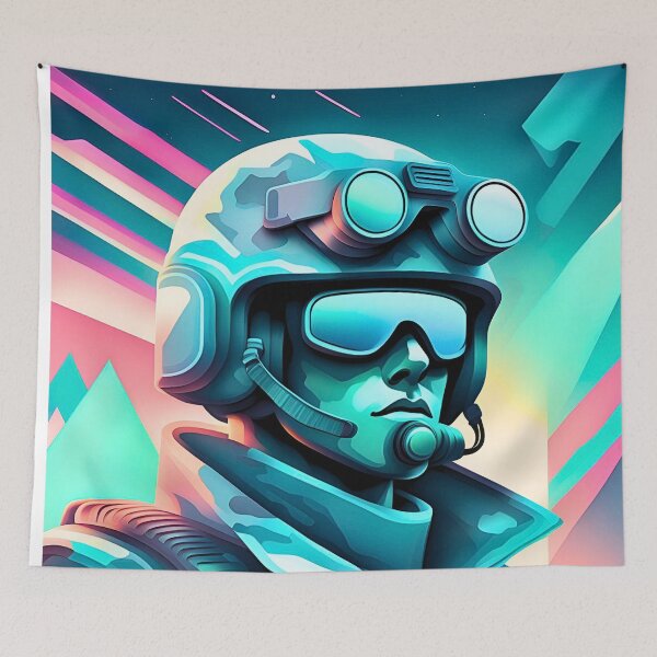Item preview, Neon Futuristic Soldier – Sci-Fi Military Warrior designed and sold by CamouflageLab.