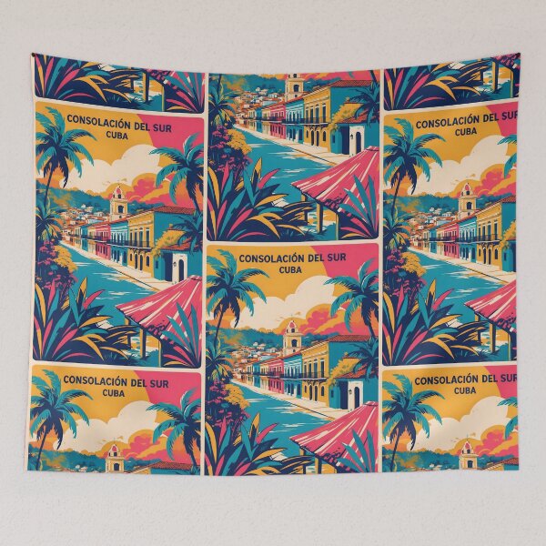 Item preview, Consolacion del Sur Cuba Viajes Vintage Turismo designed and sold by TravelersGems.