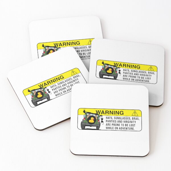 Item preview, Warning Sign 4x4 Adventure designed and sold by BlueSkyTheory.
