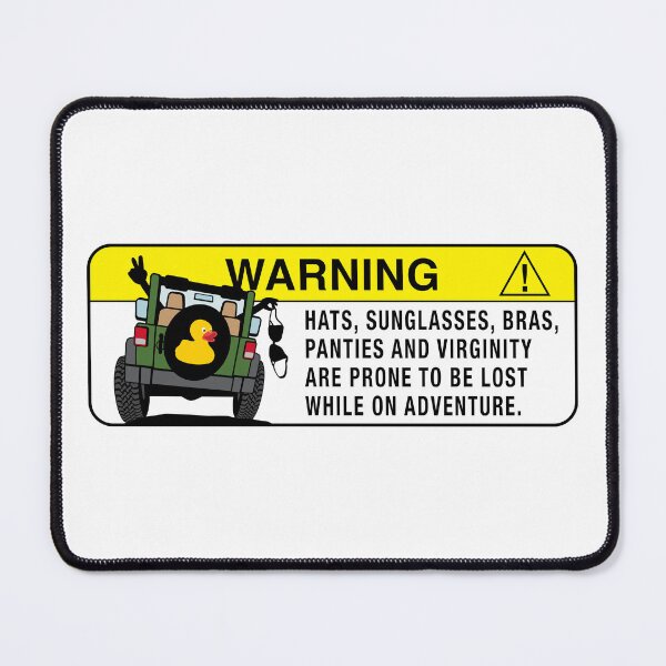 Item preview, Warning Sign 4x4 Adventure designed and sold by BlueSkyTheory.