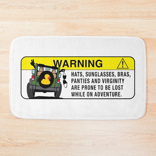 Item preview, Warning Sign 4x4 Adventure designed and sold by BlueSkyTheory.