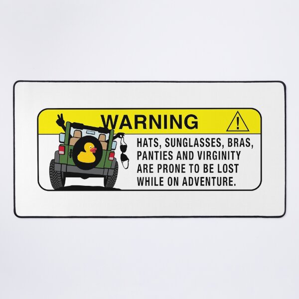 Item preview, Warning Sign 4x4 Adventure designed and sold by BlueSkyTheory.