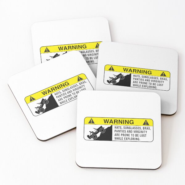 Item preview, Warning Sign 4x4 Exploring designed and sold by BlueSkyTheory.
