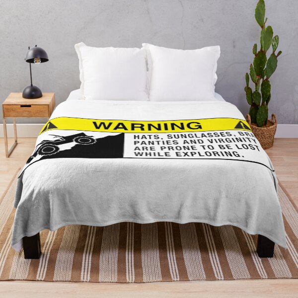 Item preview, Warning Sign 4x4 Exploring designed and sold by BlueSkyTheory.