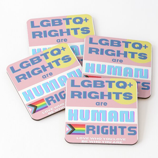 Item preview, LGBTQ+ RIGHTS ARE HUMAN RIGHTS designed and sold by Creative Liberty Designs.