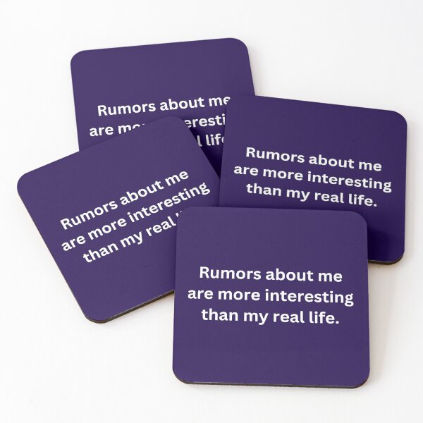 Item preview, Rumors about me are more interesting than my real life. designed and sold by SyTcreations.