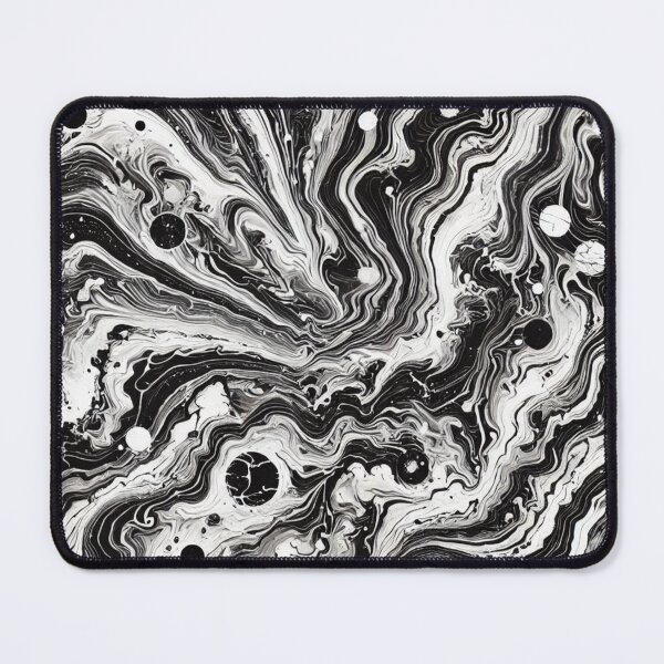 Item preview, Blended White, Grey and Black Abstract Marble  designed and sold by Stageless Designs.