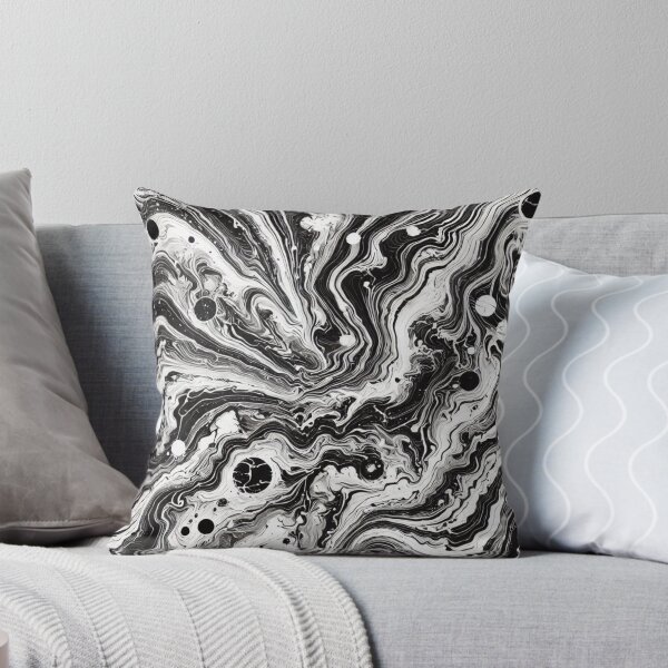Item preview, Blended White, Grey and Black Abstract Marble  designed and sold by Stageless Designs.
