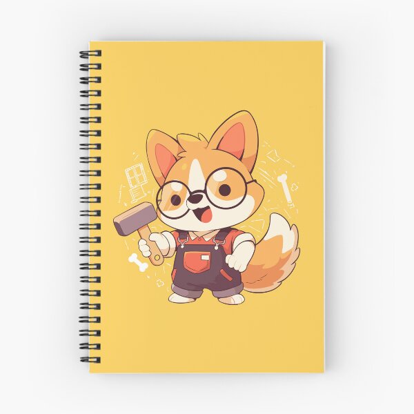 Item preview, Builders Unite! - Cute engineer dog hard at work designed and sold by etherElric.