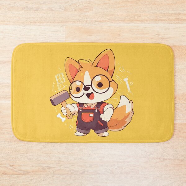 Item preview, Builders Unite! - Cute engineer dog hard at work designed and sold by etherElric.