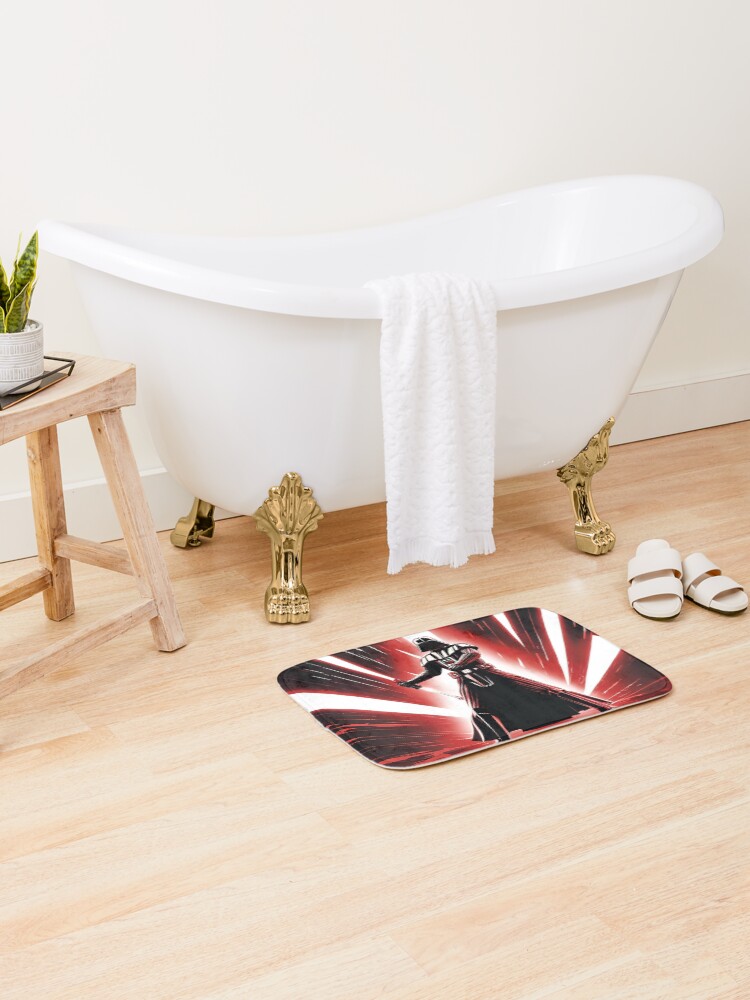 Thumbnail 2 of 6, Bath Mat, Lord Vader designed and sold by NoobsDesign.