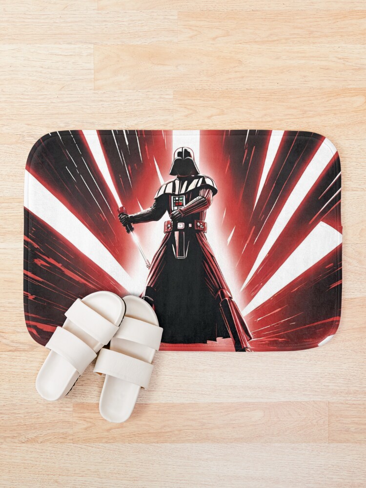 Thumbnail 1 of 6, Bath Mat, Lord Vader designed and sold by NoobsDesign.