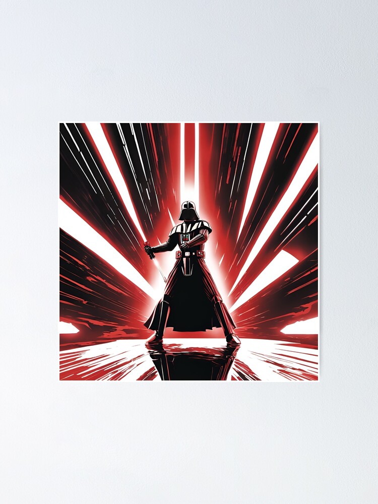 Thumbnail 1 of 3, Poster, Lord Vader designed and sold by NoobsDesign.