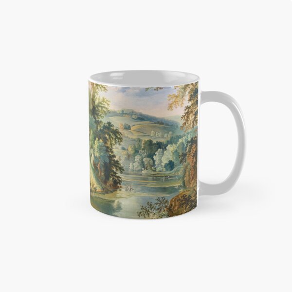 Item preview, Serene French Landscape with River and Lush Trees designed and sold by CARRAANN.