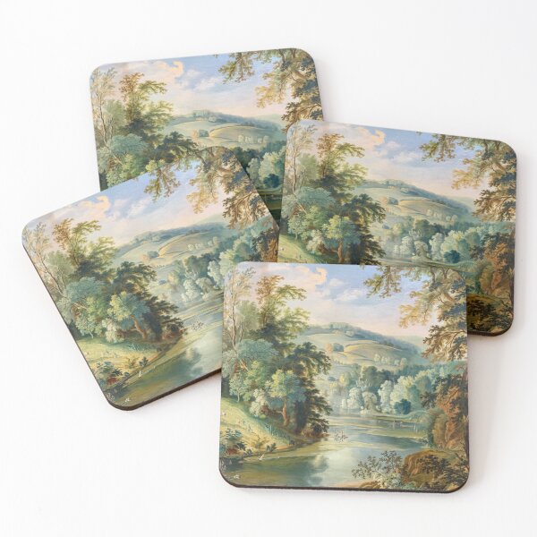 Item preview, Serene French Landscape with River and Lush Trees designed and sold by CARRAANN.