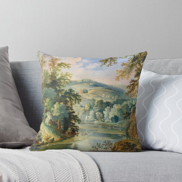 Item preview, Serene French Landscape with River and Lush Trees designed and sold by CARRAANN.