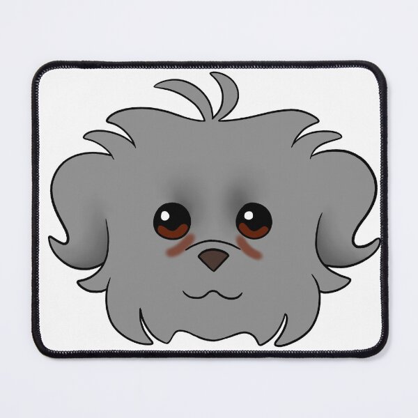 Item preview, Grey Maltipoo Short Ear Tear Stains designed and sold by OliRoseArt.
