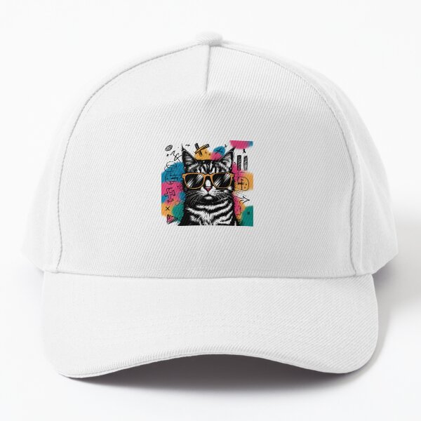 Item preview, Cool Cat with Sunglasses in Graffiti Art designed and sold by NaughtyMeow.