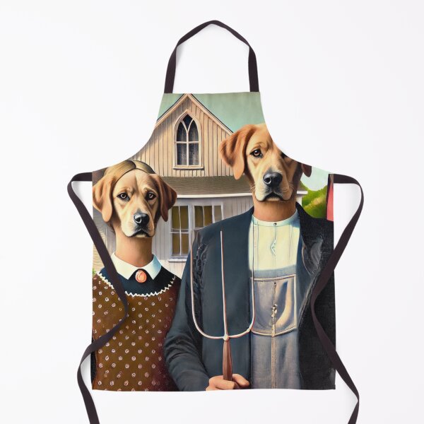 Item preview, American Gothic Has Gone to the Dogs designed and sold by doramoredesigns.