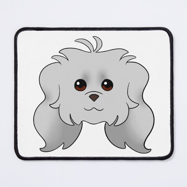 Item preview, Light Grey Maltipoo Long Ear designed and sold by OliRoseArt.