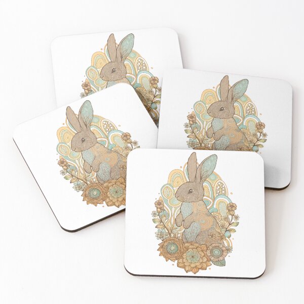 Item preview, Embroidery Style Bunny Design designed and sold by Sol-threads.