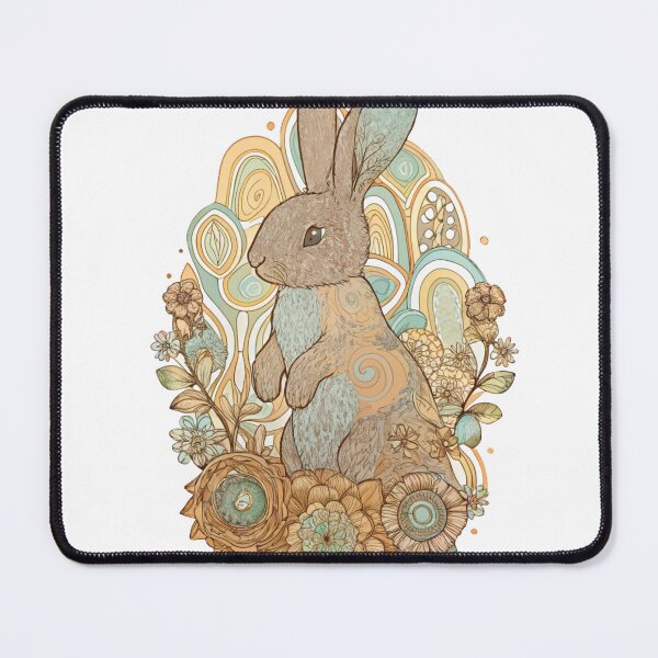 Item preview, Embroidery Style Bunny Design designed and sold by Sol-threads.