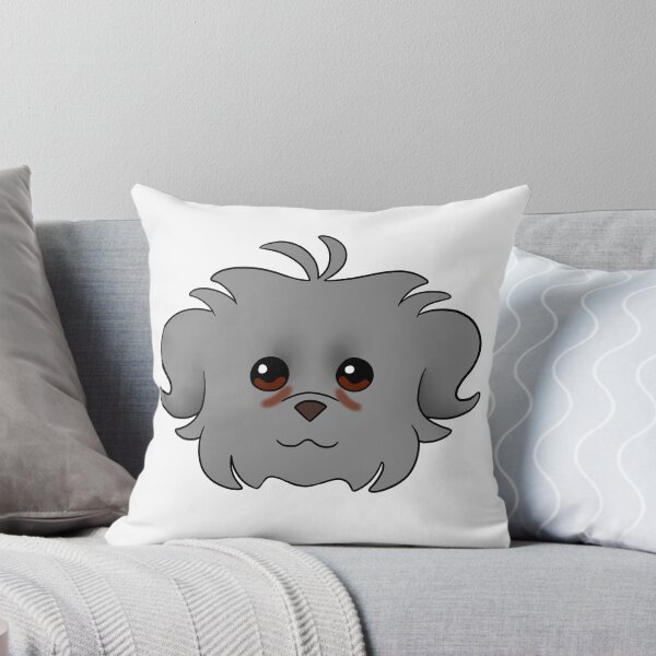 Item preview, Grey Maltipoo Short Ear Tear Stains designed and sold by OliRoseArt.