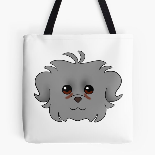 Item preview, Grey Maltipoo Short Ear Tear Stains designed and sold by OliRoseArt.