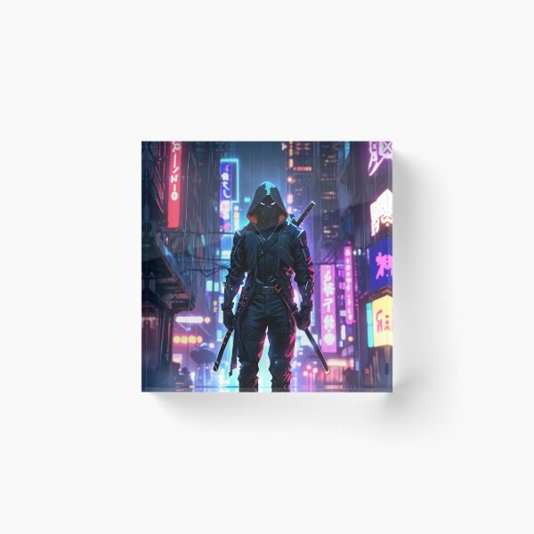 Item preview, Cyber Ninja – Stealth Assassin in Neon City designed and sold by ShadowTek.