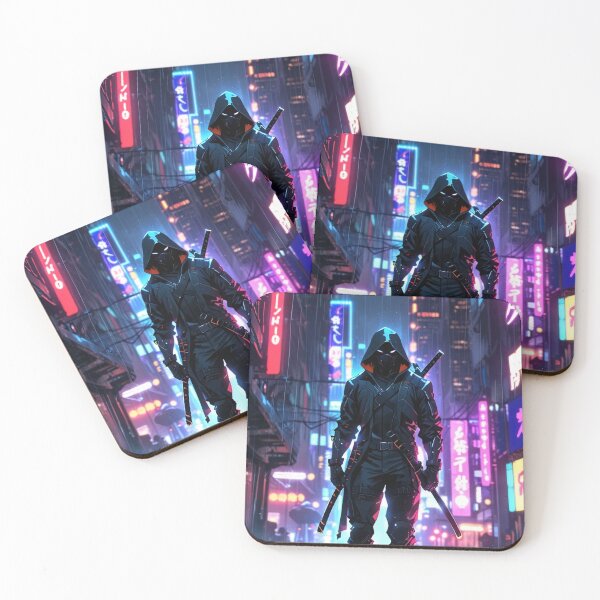Item preview, Cyber Ninja – Stealth Assassin in Neon City designed and sold by ShadowTek.