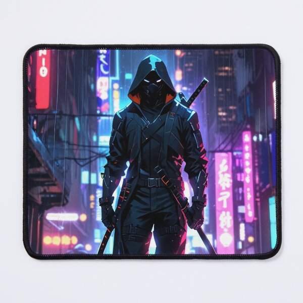 Item preview, Cyber Ninja – Stealth Assassin in Neon City designed and sold by ShadowTek.
