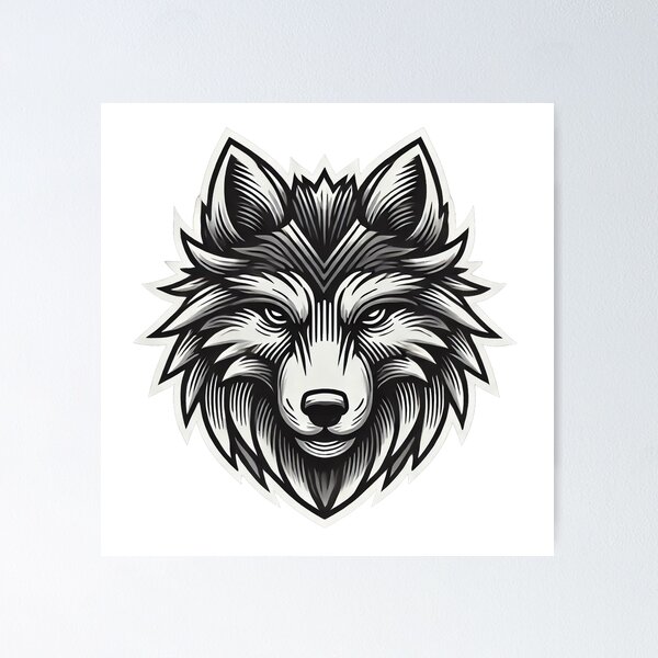 Item preview, Cool and powerful wolf designed and sold by Leebyoungmoo.