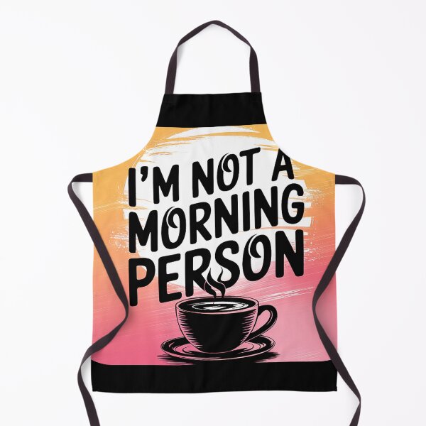 Item preview, I'm Not A Morning Person Coffee Design designed and sold by SteezeeStore.