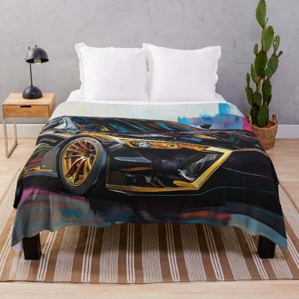 Item preview, Pop Art Black & Gold Zenvo TSR-S designed and sold by AutoPopStudio.