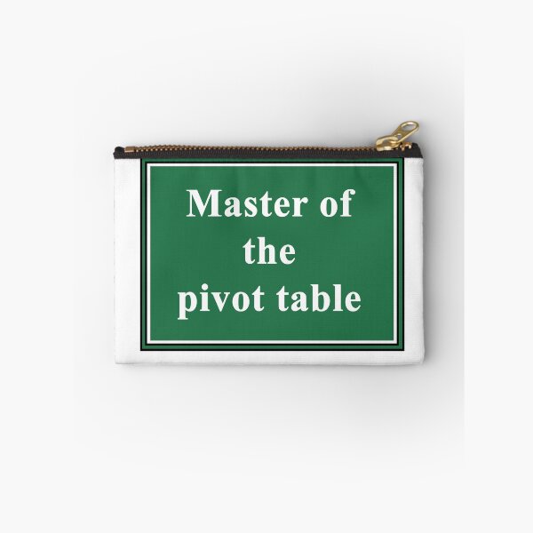 Item preview, Master of the Pivot Table designed and sold by ThePurpleFrog.