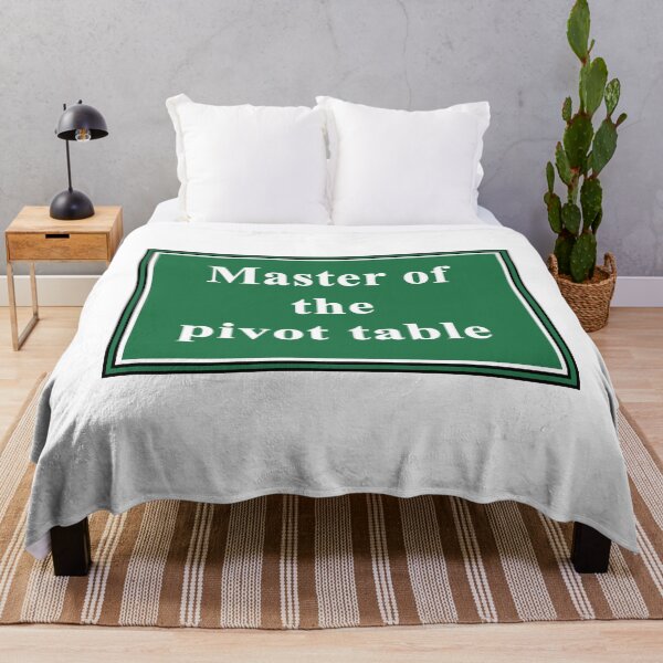 Item preview, Master of the Pivot Table designed and sold by ThePurpleFrog.